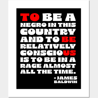 James Baldwin Quote Posters and Art